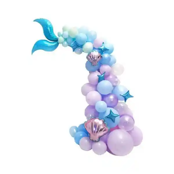 Set Globos Sirena Full
