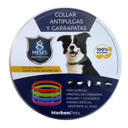 Marben Pets - Collar Antipulgas Y Garrapatas Perro