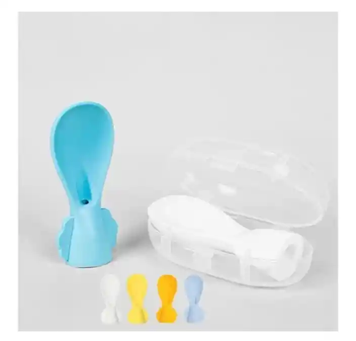 Cuchara Silicona De Bolsas Comida Para Bebés