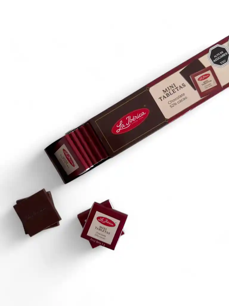 Mini Tabletas De Chocolate Bitter Con 52% Cacao