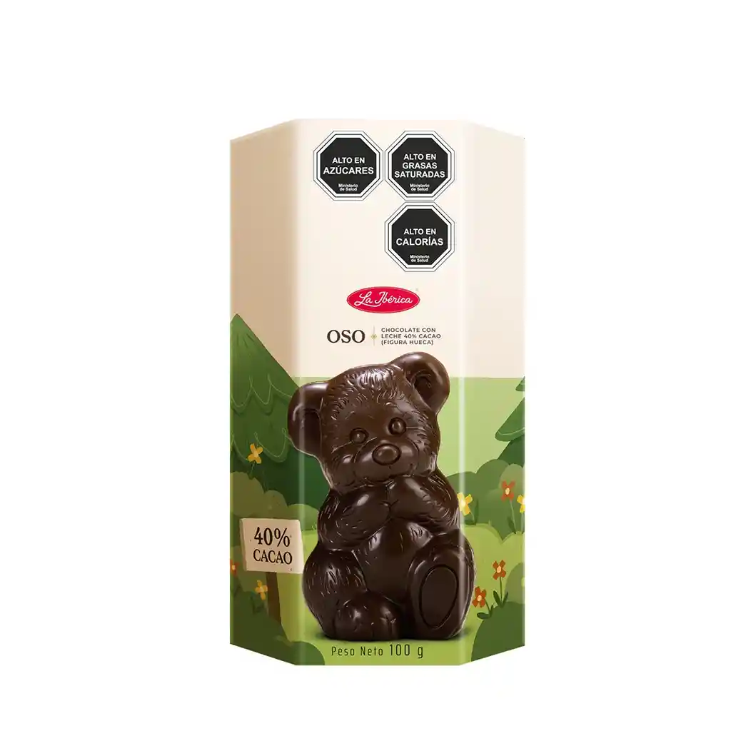 Oso De Chocolate Con Leche X 100 G