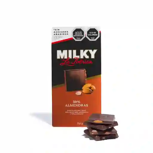 Tabl. Milky Almendras Sin Azúcar X 100 G