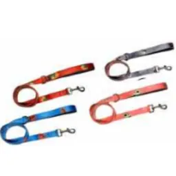 Wonder Dog - Correa Diseño Monstritos L Ancho 2,5cm, Largo 120cm