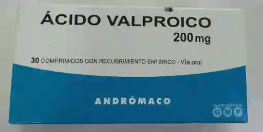 Acido Valproico 200mg 30 Comprimidos Recubiertos