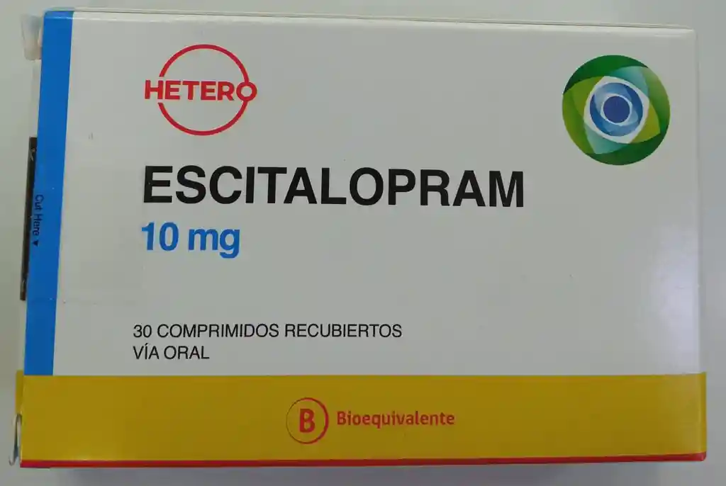 Escitalopram (b) 10mg 30 Comprimidos Recubiertos