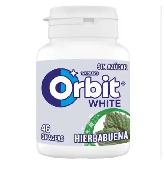 Chicle Orbit Botella Hierbabuena