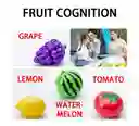 Juguete Didáctico De Comida, Frutas Con Velcro