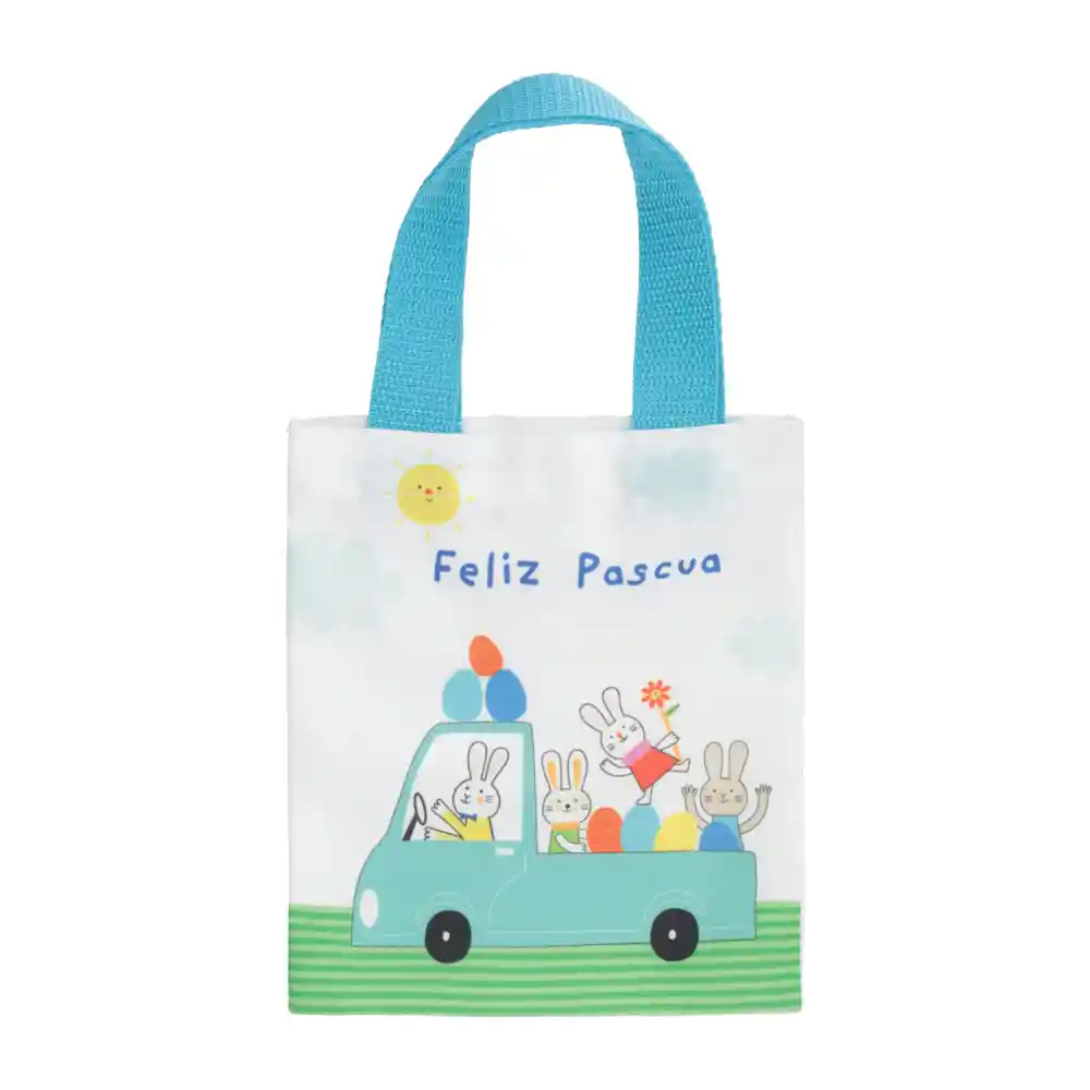 Bolsa De Tela De Pascua 16x19 Cm