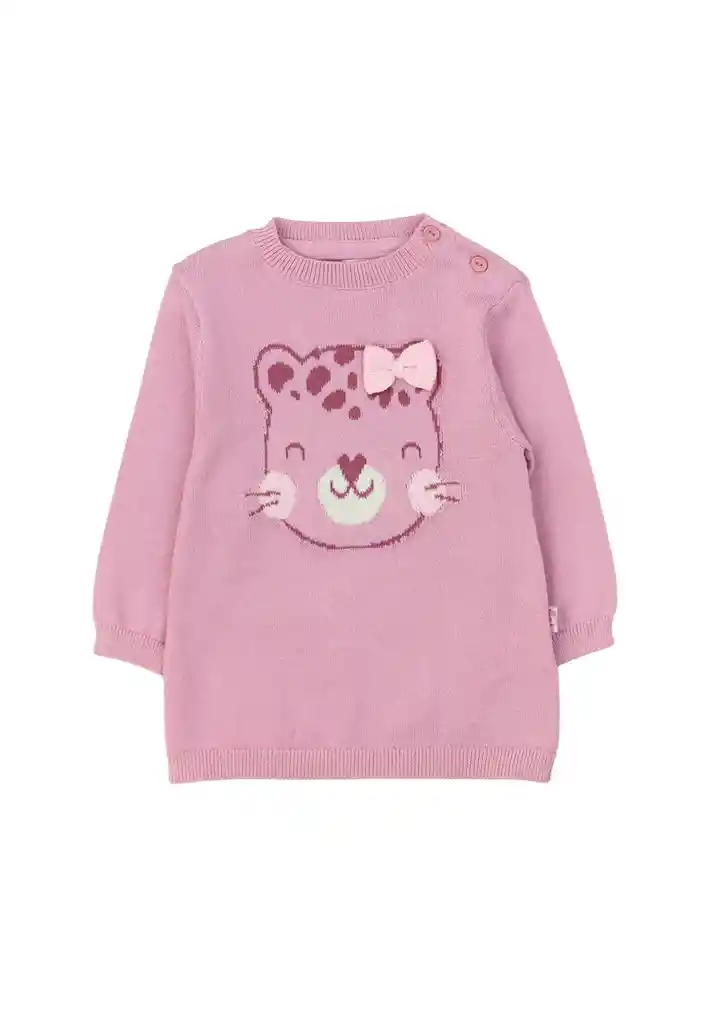 Vestido Newborn Niña Kitty 131 Rosado Claro 3 Meses