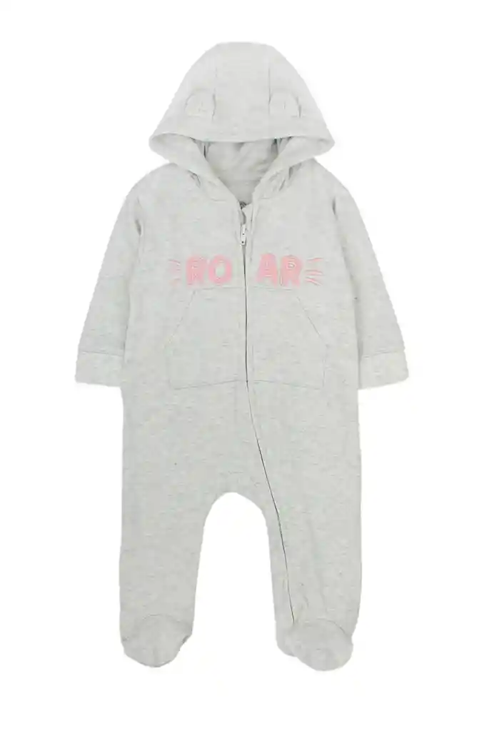 Enterito Newborn Niña Kitty 125 Gris Melange 1 Mes