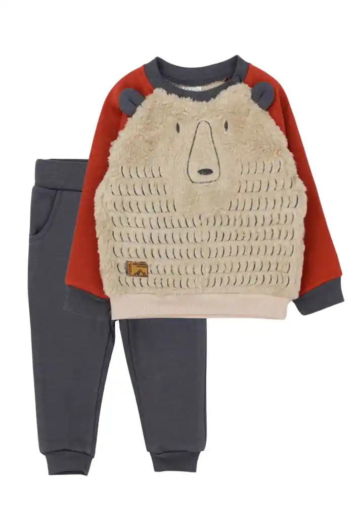 Buzo Bebé Niño Foresta 157 Naranjo Oscuro 6 A 12 Meses