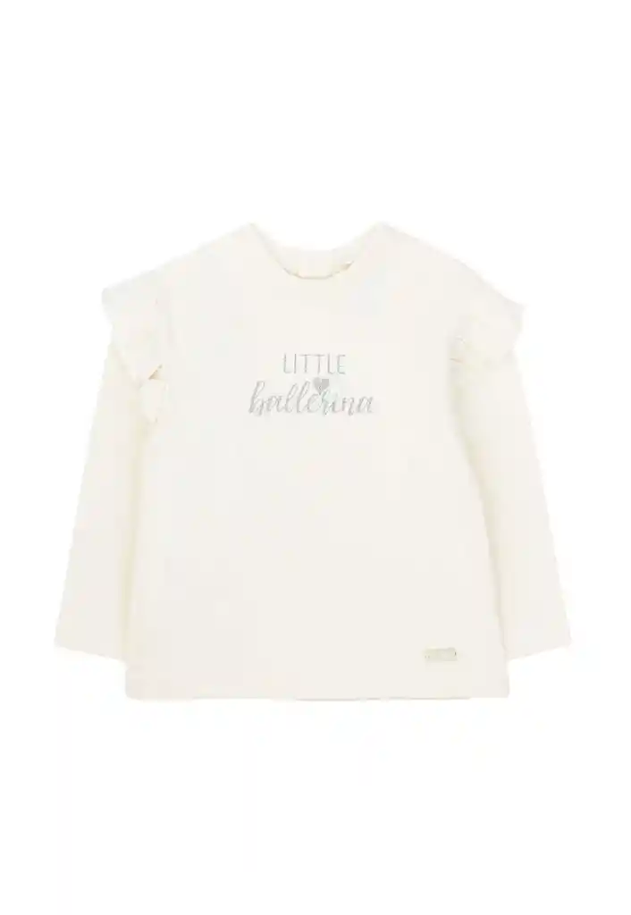 Polera Bebé Niña Vuelos Academy 170 Mantequilla 6 A 12 Meses