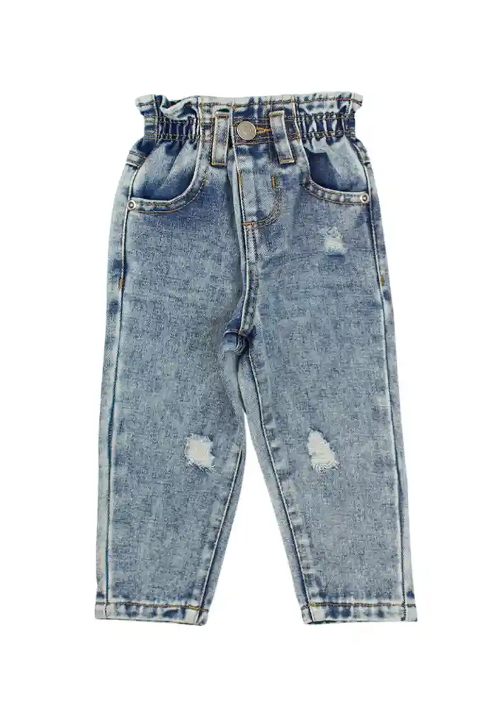 Jeans Bebé Niña Academy 190 Azul 12 A 18 Meses