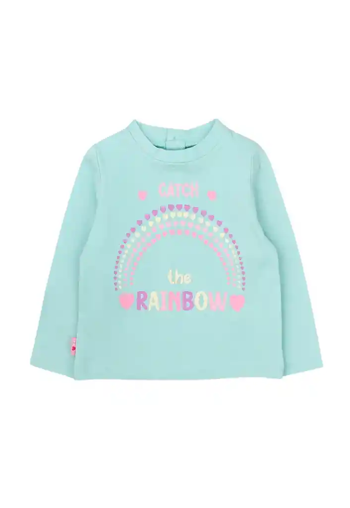 Polera Bebé Niña Move 179 Turquesa 18 A 24 Meses