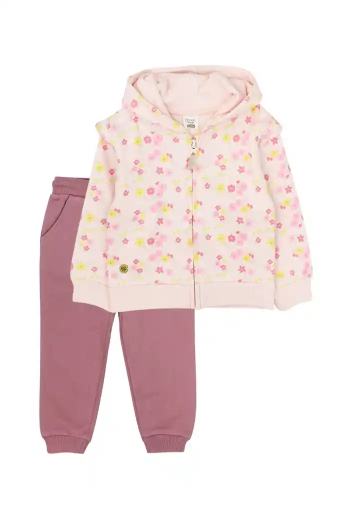 Buzo Bebé Niña Foresta 209 Malva 3 A 6 Meses