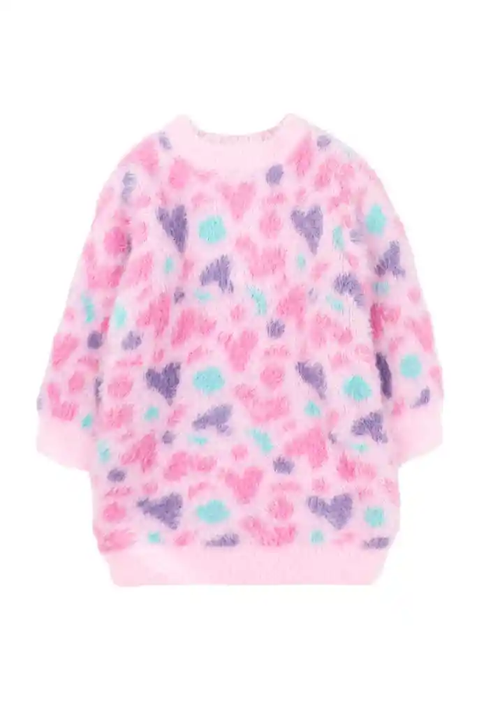 Vestido Bebé Niña Move 207 Rosado 6 A 12 Meses