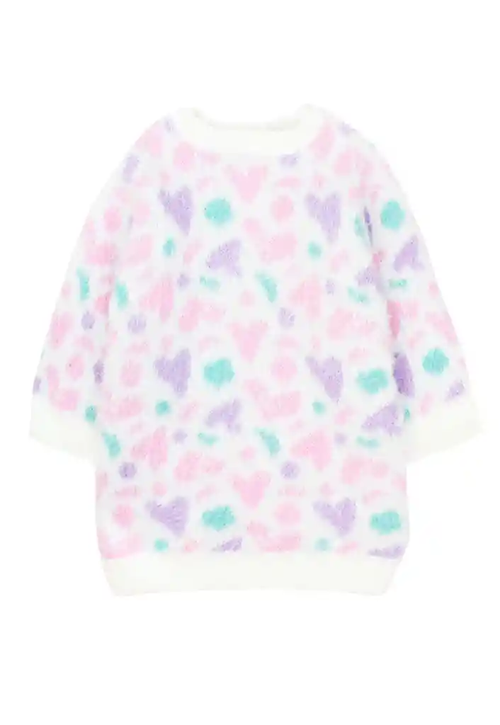 Vestido Bebé Niña Move 207 Blanco 3 A 6 Meses