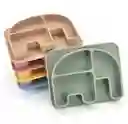 Plato De Silicona Con Ventosa Comida Para Bebe