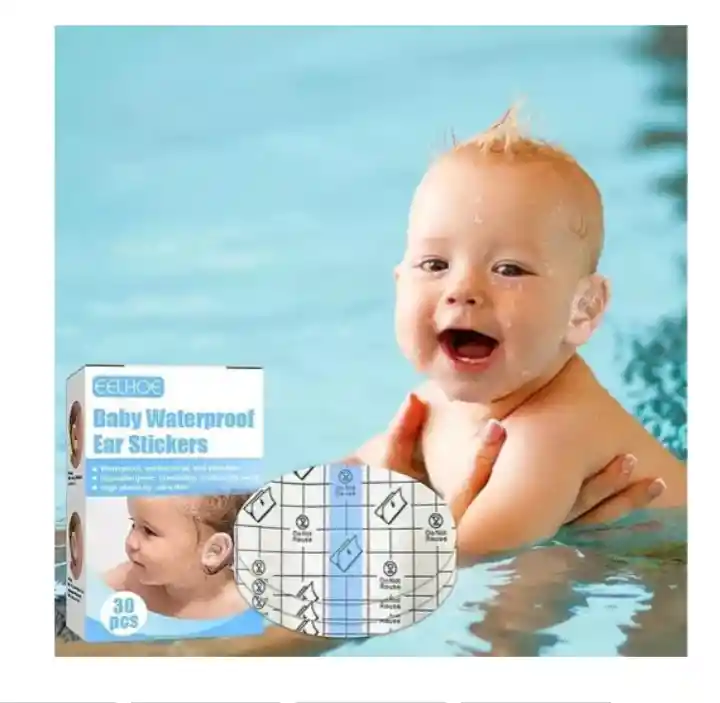 Parches Impermeables Oídos Para Niños Piscina Y Baño X 30