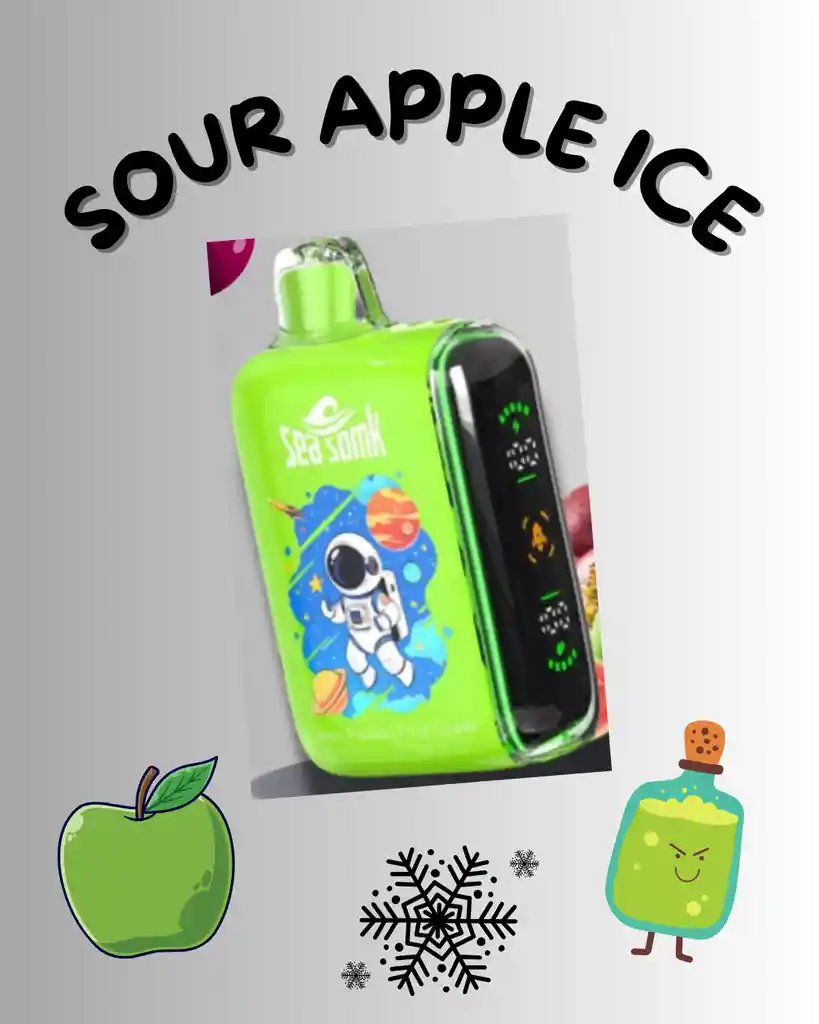 Vaper Sour Apple Ice · 16.000 Puffs