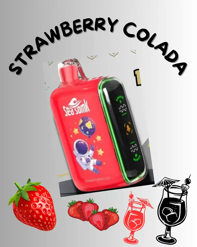 Vaper Strawberry Colada · 16.000 Puff’s