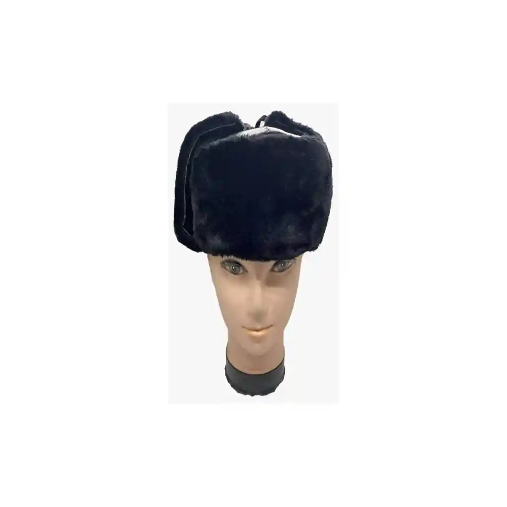Gorro Ushanka Ruso De Invierno – Unisex – Forro De Felpa – Gris Oscuro