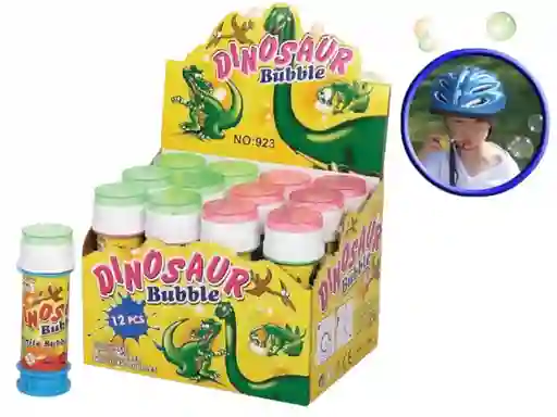 Sorpresas-24 Frascos De Burbujas Dinosaurios