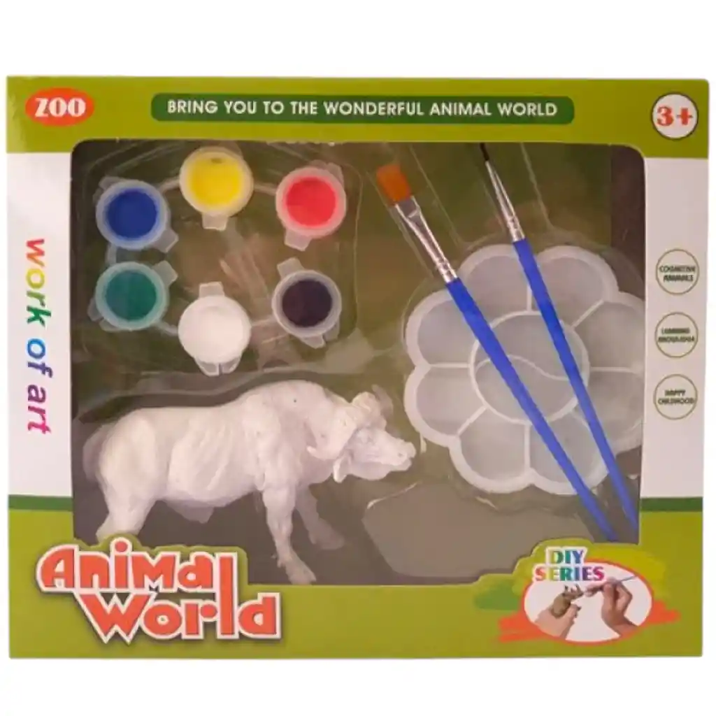 Sorpresas-6 Animales De La Selva Para Pintar