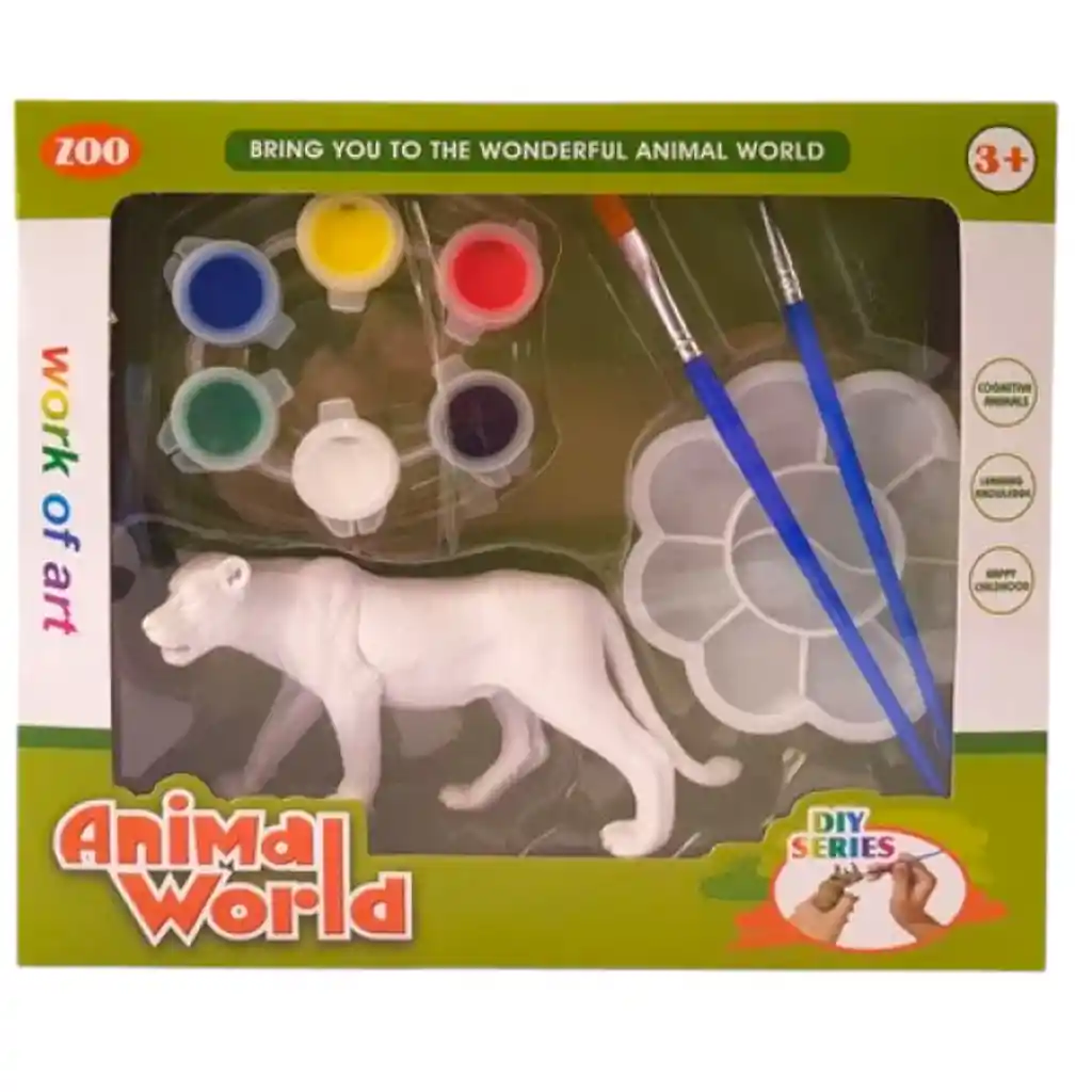 Sorpresas-6 Animales De La Selva Para Pintar
