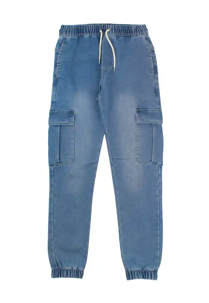 Jeans Junior Niño Jogger Academy 344 Azul 12 Años