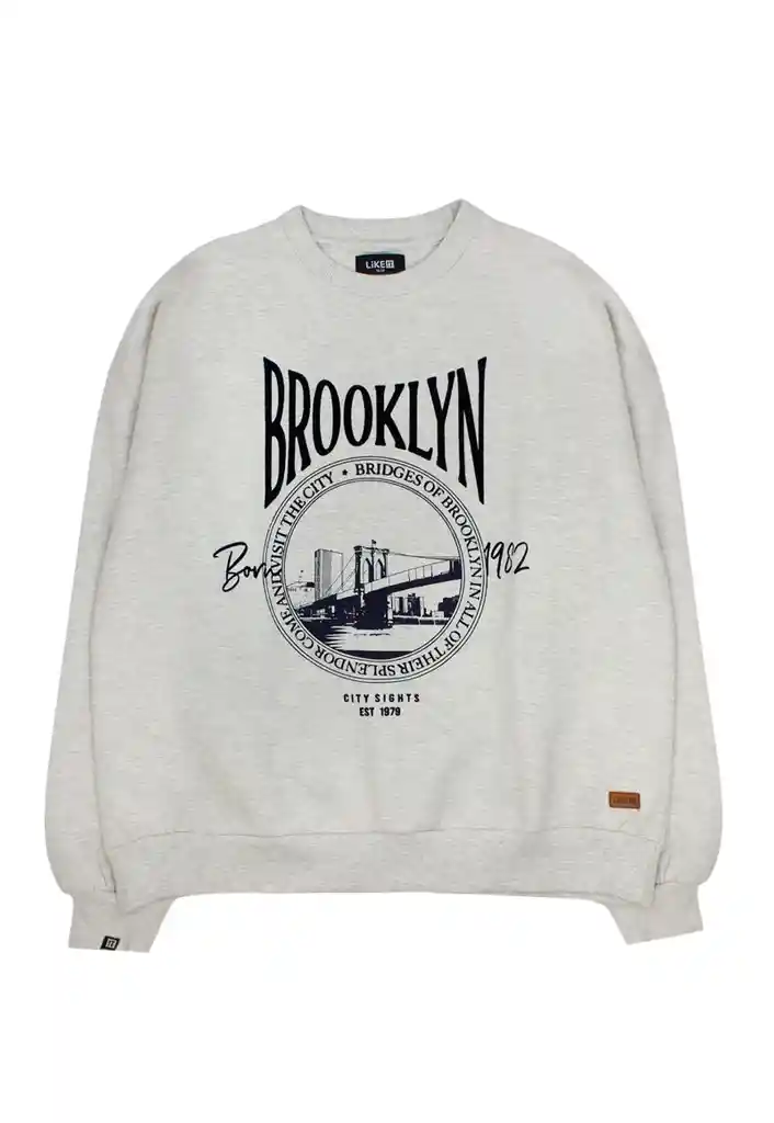 Polerón Teens Niño Academy 510 Gris Melange 16 Años