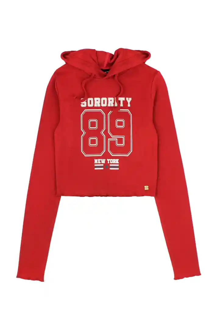 Top Teens Niña Capucha Academy 529 Rojo 14 Años