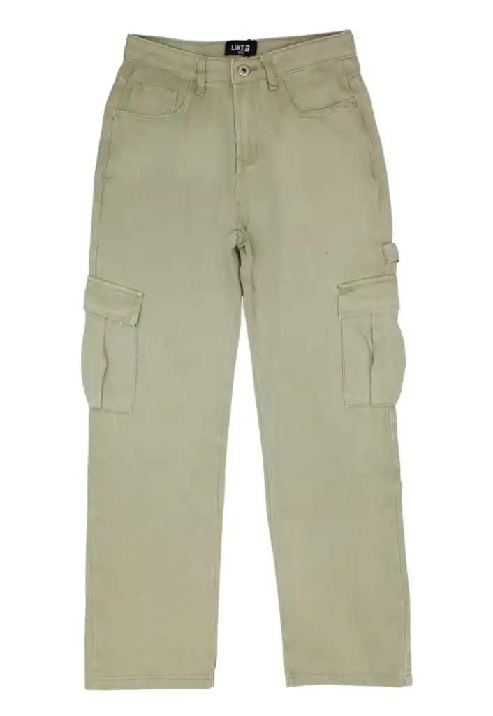 Jeans Teens Niña Color Foresta 549 Verde 14 Años