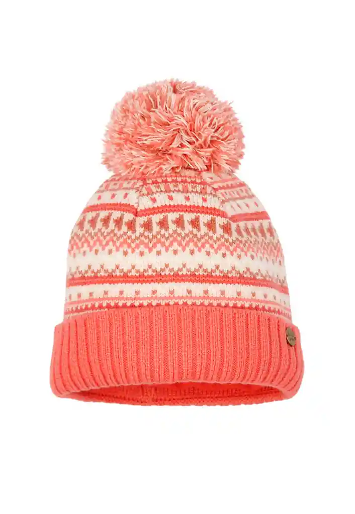 Gorro Bebé Niña Jaquard Foresta 606 Coral 12 A 18 Meses