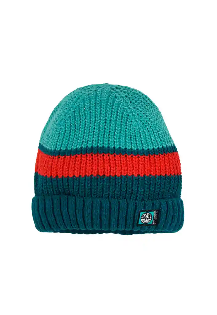 Gorro Kids Niño Listado Move 611 Verde 6/8