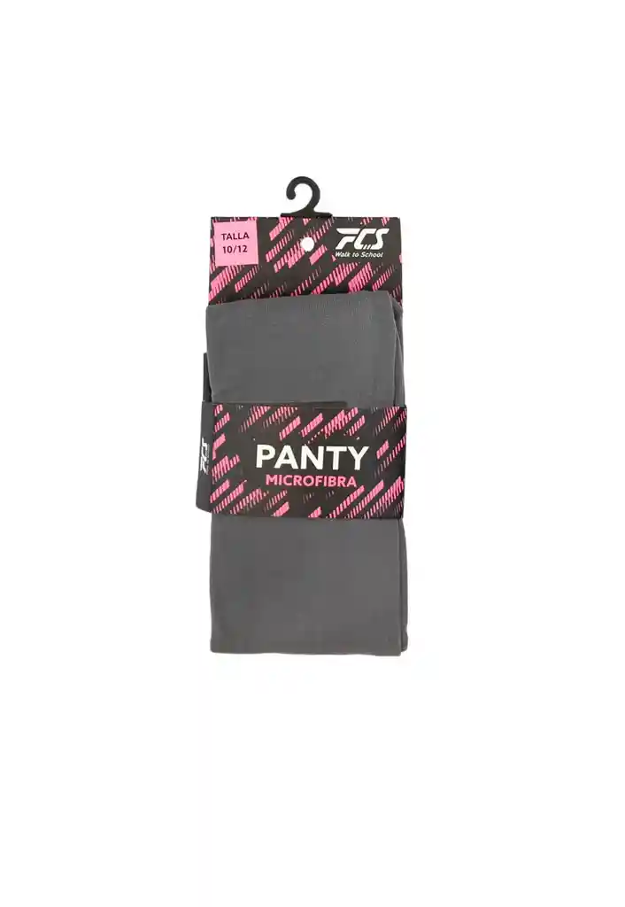 Panty Escolar Microfibra 665 Gris 36/37