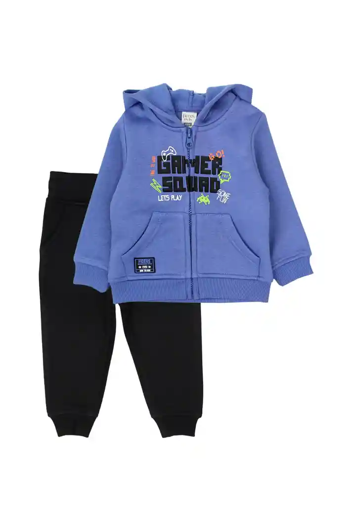 Buzo Bebé Niño Day To Day 708 Azulino 6 A 12 Meses