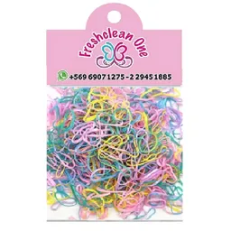Elástico Para Trenza Y Peinados - Colores Mix Pasteles