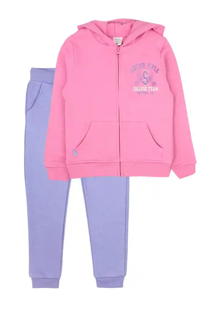 Buzo Kids Niña Day To Day 749 Rosado 6 Años