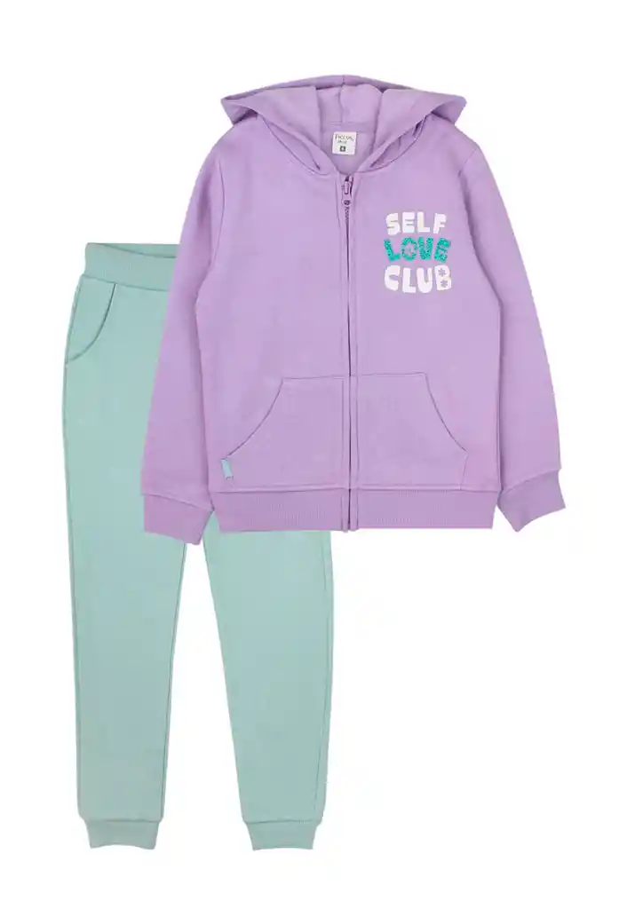 Buzo Kids Niña Day To Day 749 Lila 6 Años