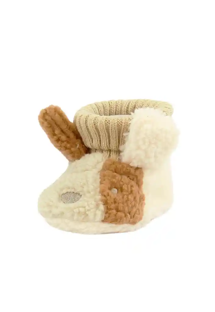 Botín Corderito New Born Niño 817 Café 18