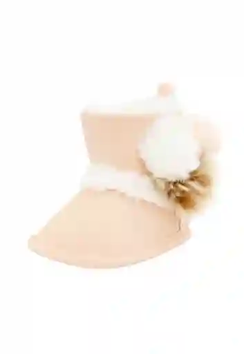 Bota Velcro New Born Niña 806 Rosado 15