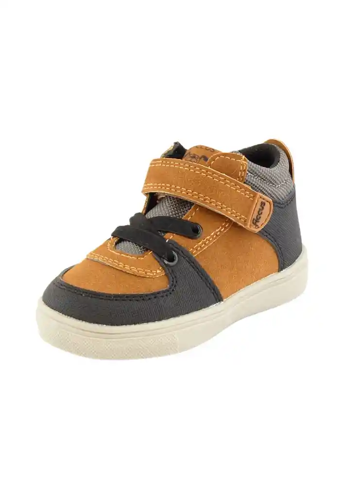 Botín Velcro Elástico Principiante Niño 830 Café 20