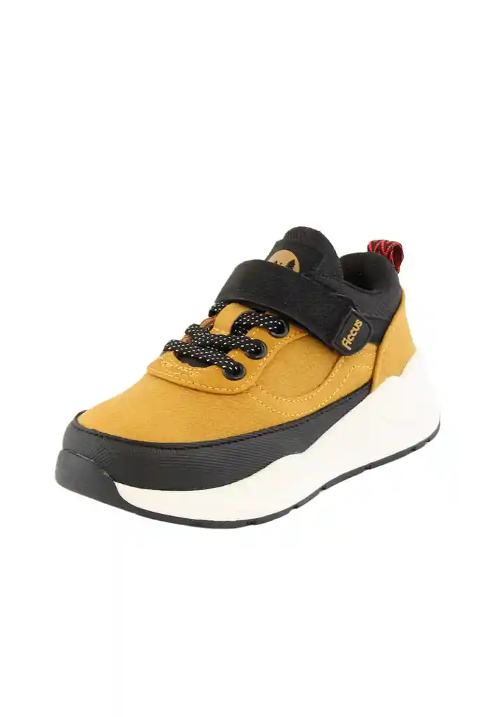 Botín Caña Velcro Elástico Kids Niño 860 Toffee 22