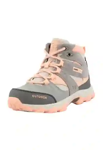 Zapatilla Ficcustex Block Action Caña Cordón Junior Niña 898 Gris 34