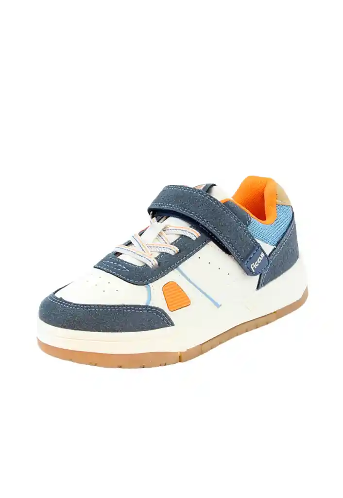 Zapatilla Urbana Velcro Elástico Junior Niño 912 Denim 29