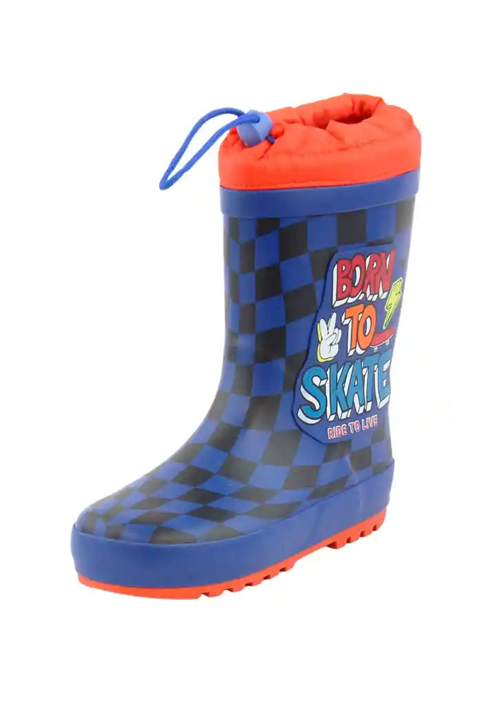 Bota De Agua Junior Niño 924 Azulino 30