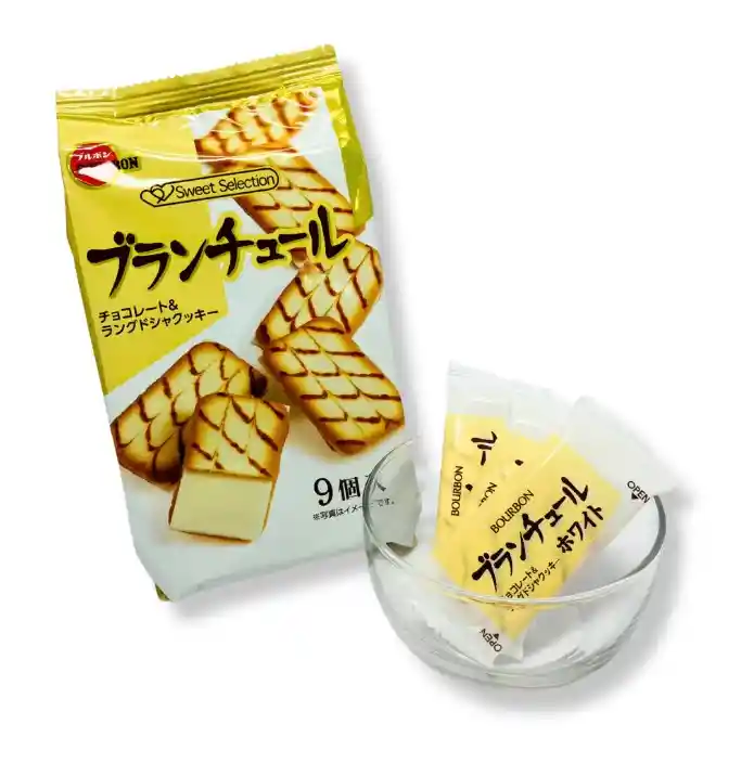 Galletas Chocolate Blanco Bourbon 80 Gr 10 Unid.