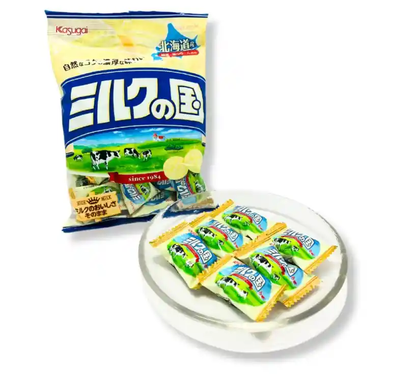 Caramelos Leche Kasugai Seika 125 Gr
