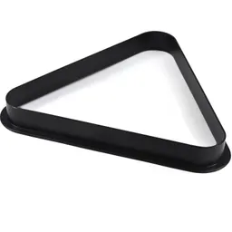 Triangulo Para Pool De Plastico Negro Para 15 Bolas